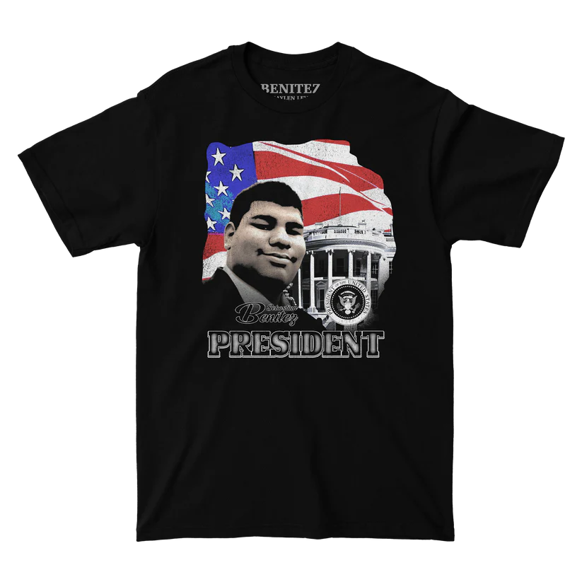 Benitez for President 2024 Black Tee - Baylen Levine Offical