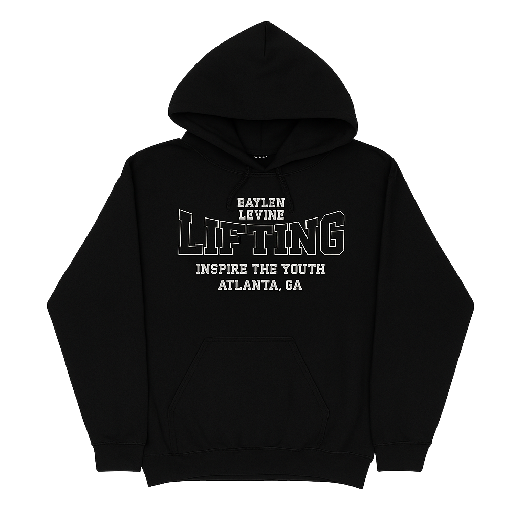 Baylen Levine Black Lifting Hoodie